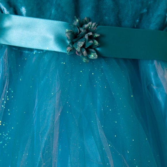 Princess Expressions TealBlue Dress Toddler Size M - Picture 5 of 8